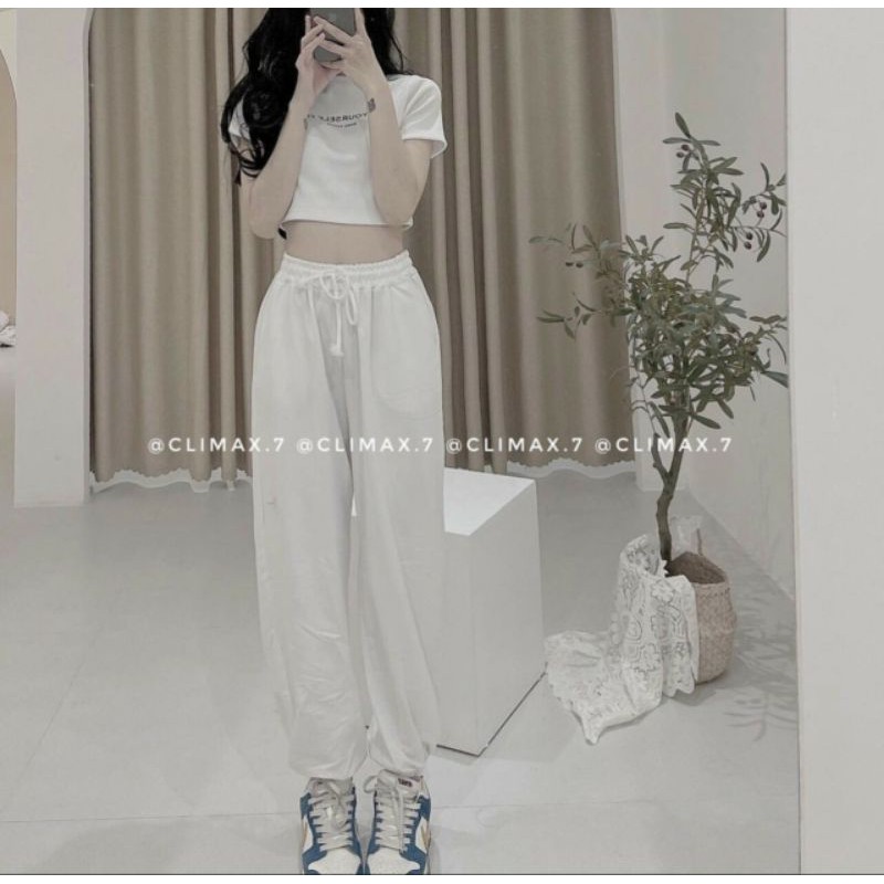 Set bộ nữ croptop kèm quần pants, bộ quần áo kiểu xì tin - KCH