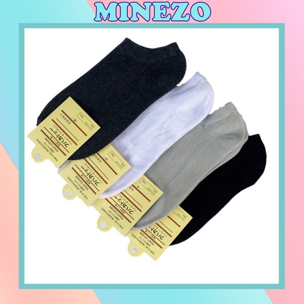 Tất Unisex Minezo Xuất Nhật Cao Cấp Dày Dặn Kháng Khuẩn CT3