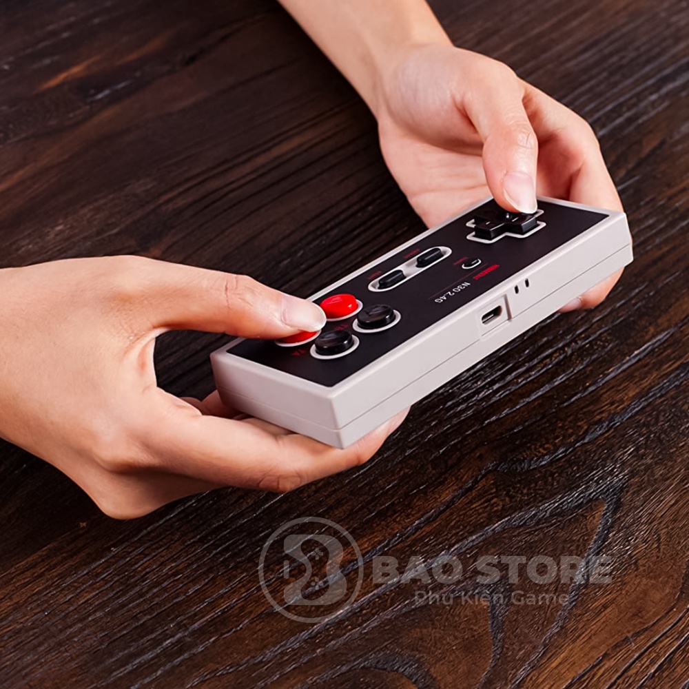 Tay cầm chơi game bluetooth 8Bitdo N30 cho Nintendo Switch