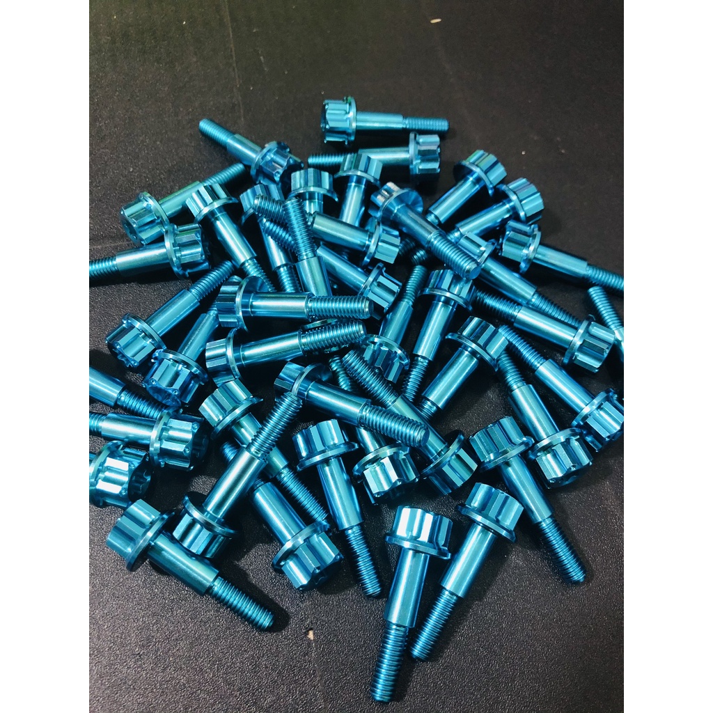 Ốc Titan Gr5 Tay thắng zin mẫu salaya, gắn được tất cả các dòng xe như HD, Ya, Suzuki