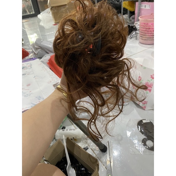 Tóc giả ngoặm kẹp búi lơi ❤️ free ship 50k❤️ hàng cao cấp