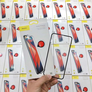 Iphone 11pro/11pro max/ x.xs/ xs max cường lực full màn viền dẻo chính hãng baseus