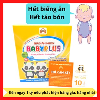 Siro ăn ngon babyplus cho trẻ biếng ăn, hết táo bón