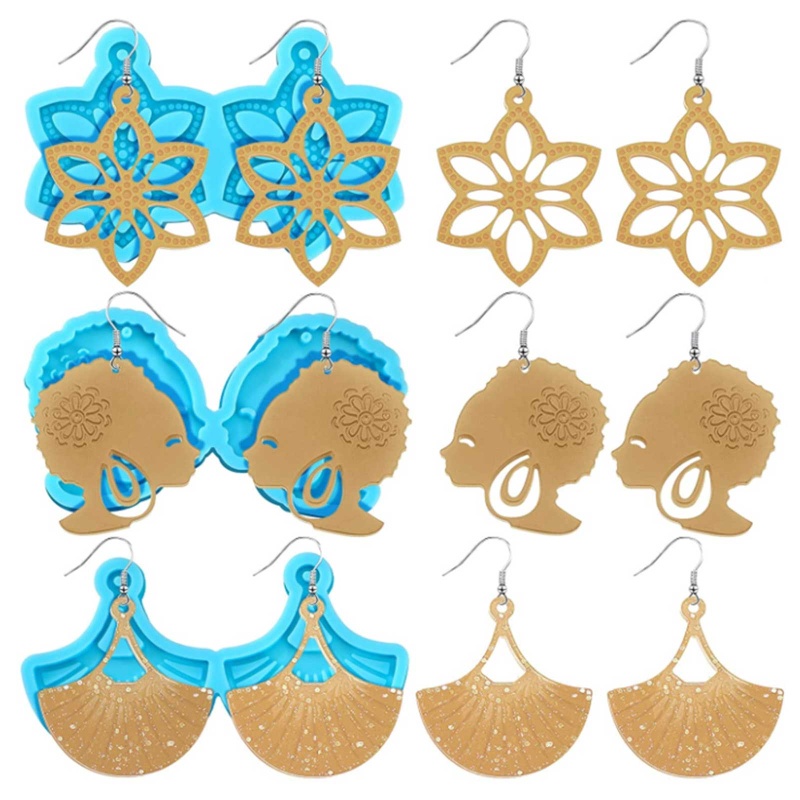 Bộ 3 Khuôn Silicone Làm Trang Sức Thủ Công