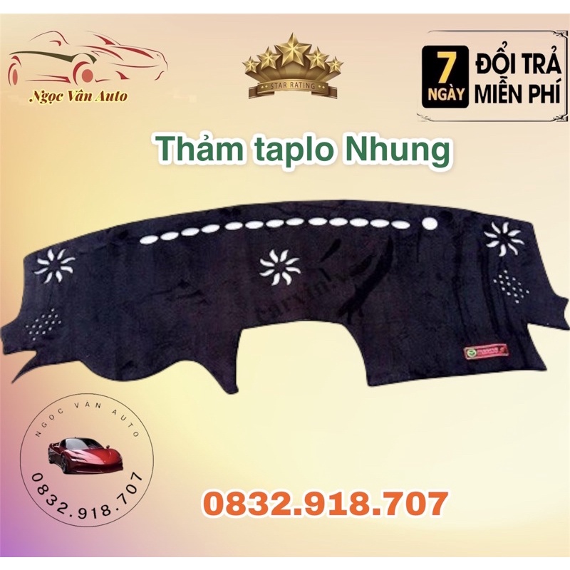 Thảm Taplo nhung Mazda 3 2015 - 2019 ( Nhung lông cừu 3 lớp)