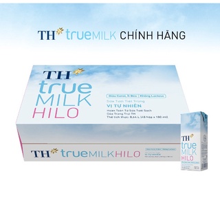 Sữa tươi tiệt trùng vị tự nhiên th true milk hilo 180 ml
