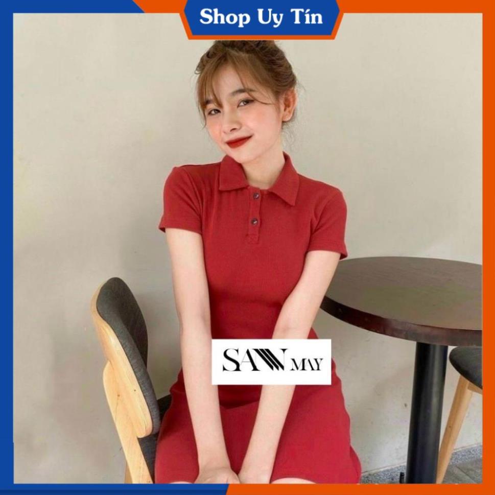 Đầm Thun Nữ Polo  Váy Dáng Suông Ôm Body Đi Dự Tiệc Cưới Chơi Biển, Công Sở Cao Cấp Hàn Quốc, Trơn Thể Thao VD025 | BigBuy360 - bigbuy360.vn