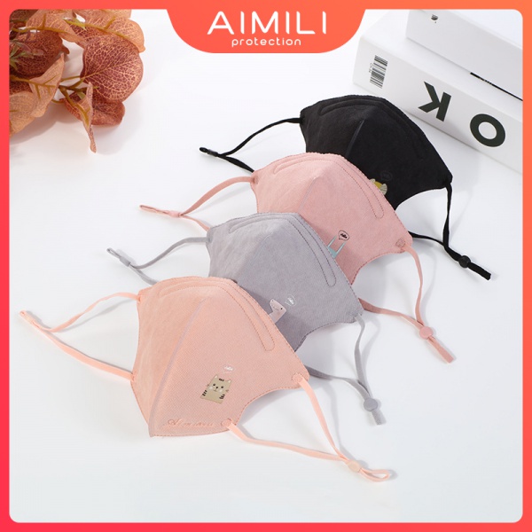 khẩu trang cho bé 3-10 tuổi  chống khói bụi của học sinh Khẩu Trang cotton Tinh Khiết 3 Lớp Chống Bụi Thoáng Khí Họa Tiết Hoạt Hình Có Thể Tái Sử Dụng khẩu trang vải cho bé dễ thương