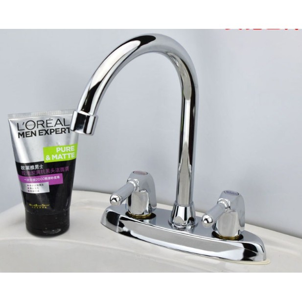 Vòi Lavabo hợp kim dùng cho lavabo 2 lỗ MS3 | BigBuy360 - bigbuy360.vn