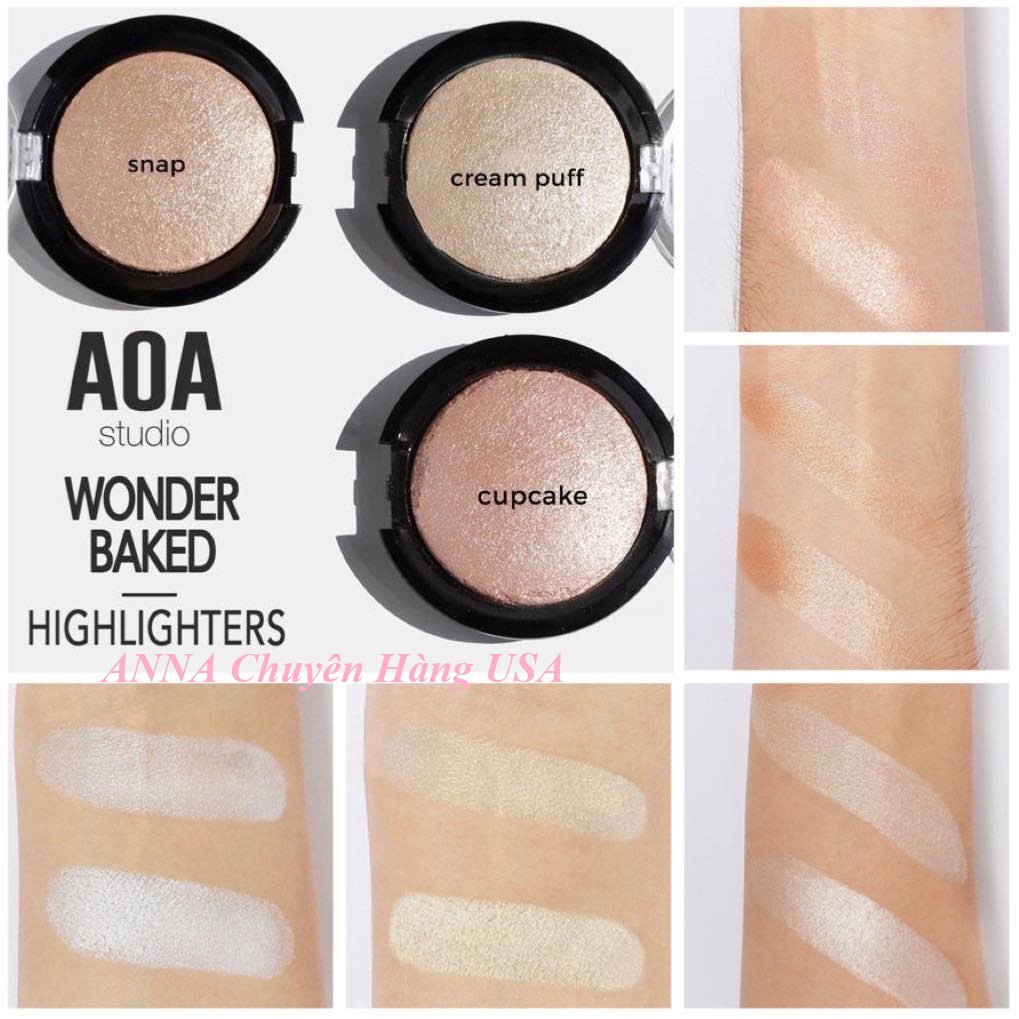 [Bill Mỹ] Phấn bắt sáng AOA Baked Highlighter / Shop MissA