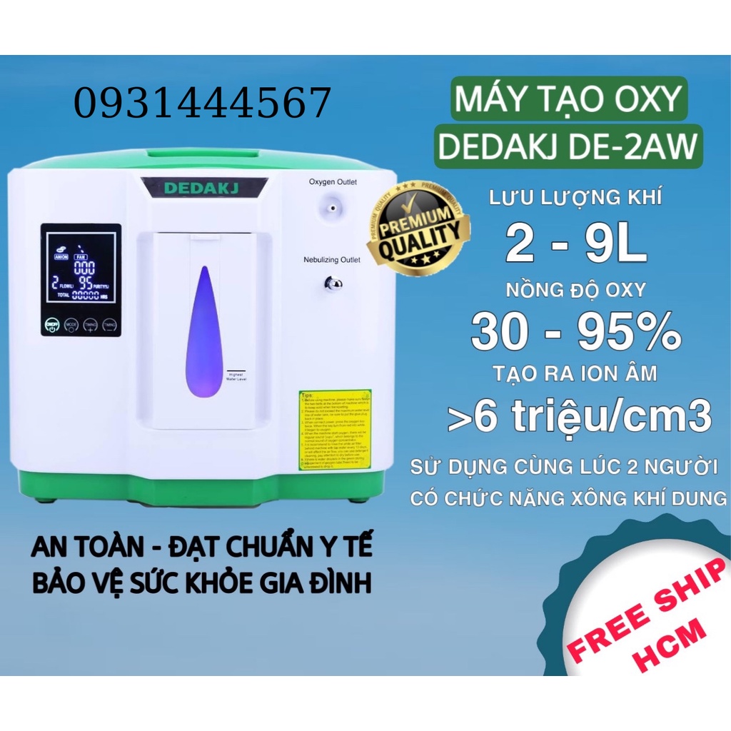 Máy tạo oxy DEDAKJ DE - 2AW