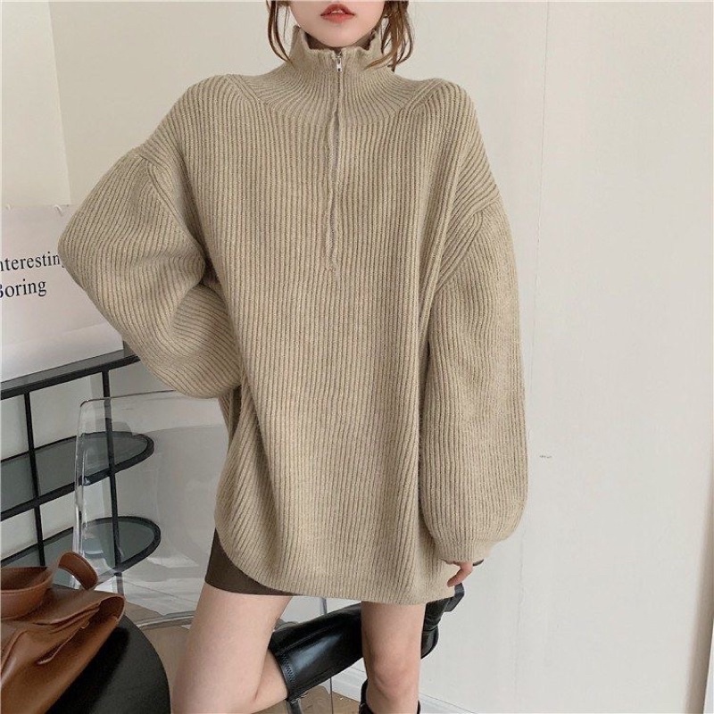 HOODIE LEN KHOÁ KÉO