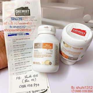Canxi sữa hữu cơ Bio island Milk Calcium Kids 90 viên cho bé từ 7 tháng Úc