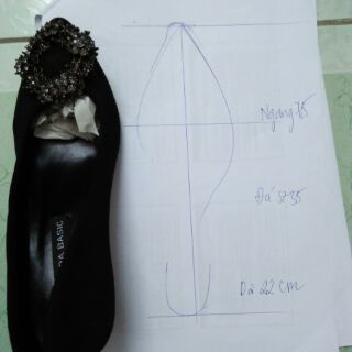 Giày zara công sở mặt đá sz 35