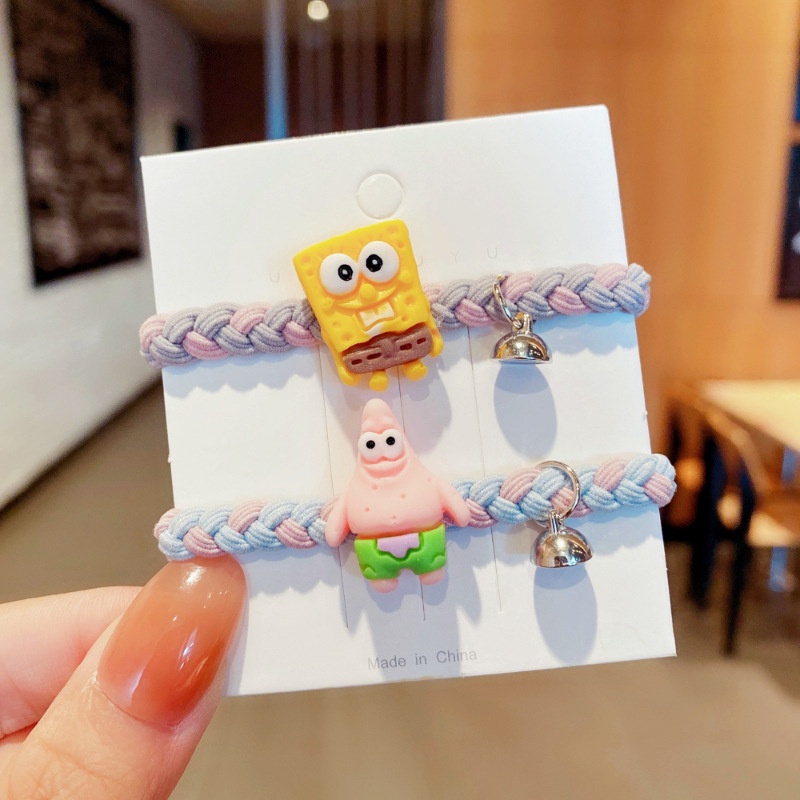 Bộ 2 Vòng Tay/Quần Hình Vuông/ Quần Lót Hoạt Hình Phong Cách Hàn Quốc Thời Trang Cho Cặp Đôi