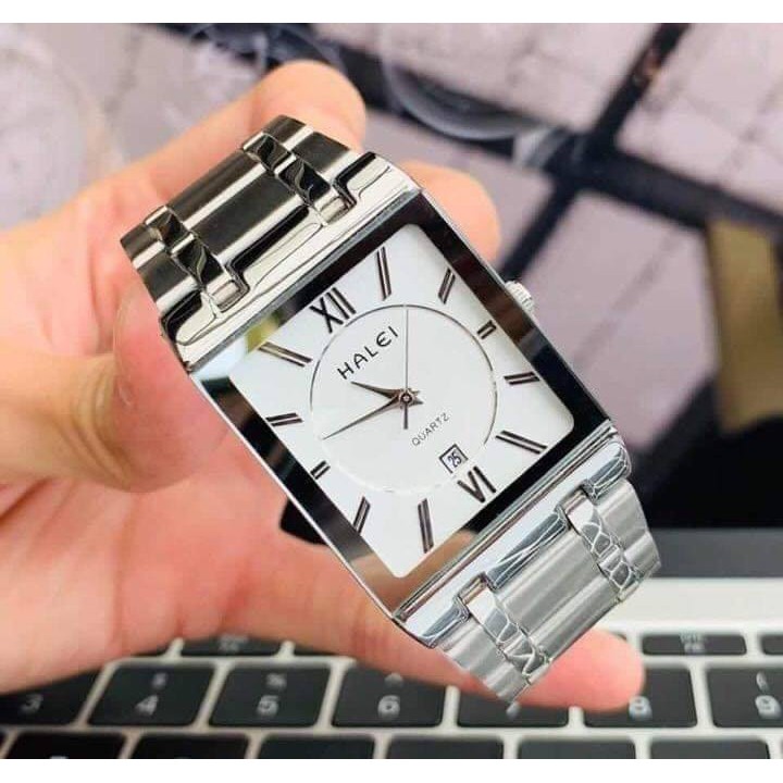 Đồng Hồ Nam Nữ HALEI H2 Khung Thép Cao Cấp Mặt Vuông Lịch Lãm  Sang Trọng Chống Nước Chống Xước Hiệu Quả [SALE GIÁ SỐC] | BigBuy360 - bigbuy360.vn
