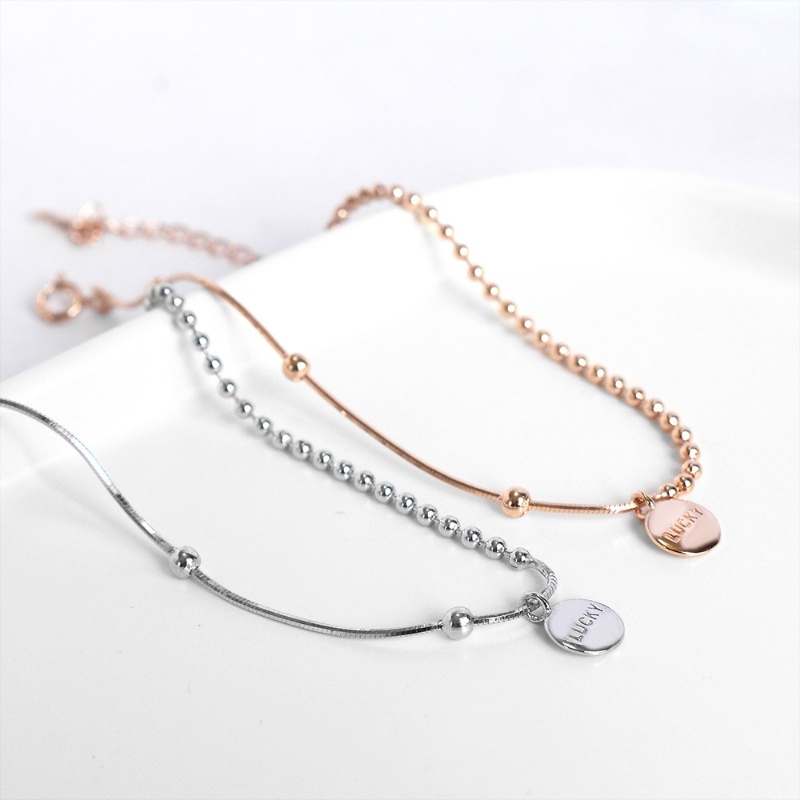 vòng tay may mắn thời trang đơn giản của phụ nữ