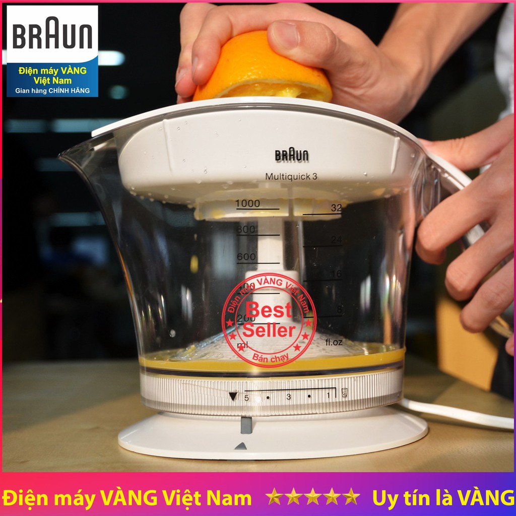 Máy vắt cam Châu Âu Braun MPZ9 - 20W