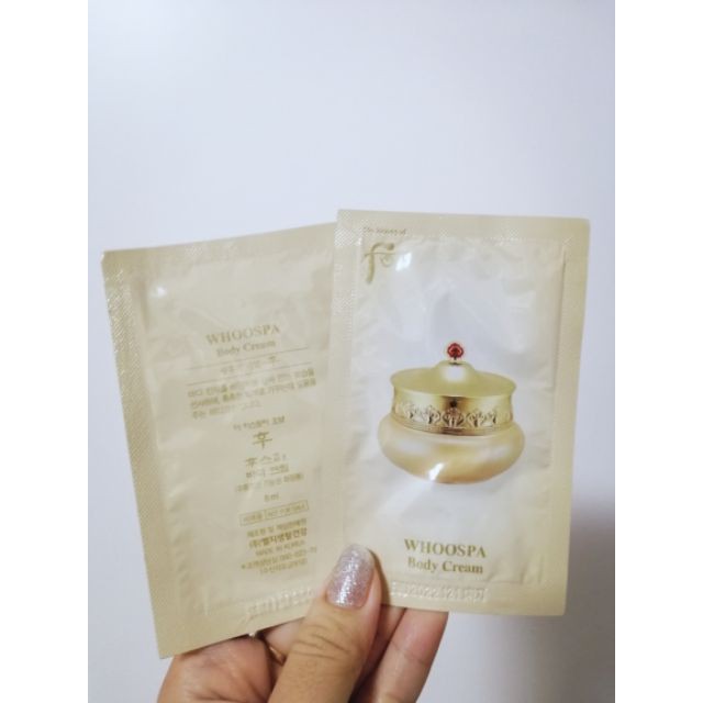 Dưỡng thể trắng da toàn thân giúp sáng da The History Of Whoo Spa Body Cream 8ml | BigBuy360 - bigbuy360.vn