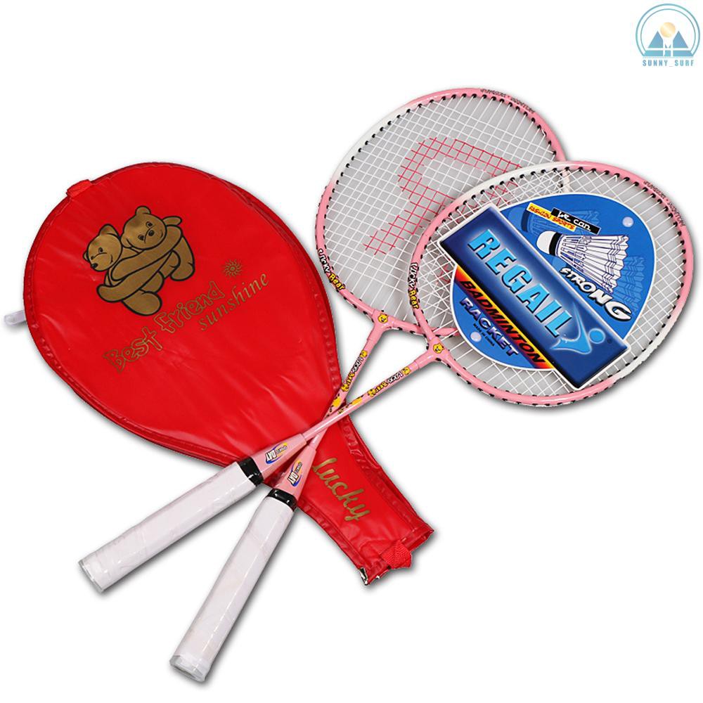 Bộ 2 Vợt Đánh Cầu Lông Chống Gỉ Dành Cho Trẻ Em