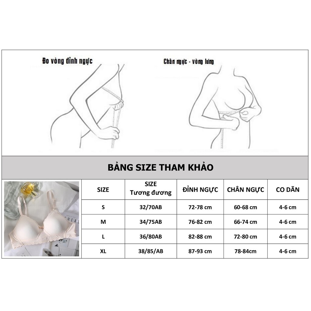 Áo ngực nữ viền ren áo bralette không gọng đệm mỏng chất co dãn phù hợp cho cả ngực nhỏ_AL44 | BigBuy360 - bigbuy360.vn