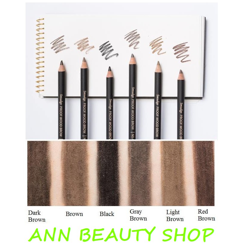 Chì Kẻ Mày Missha Smudge Proof Wood Brow | BigBuy360 - bigbuy360.vn