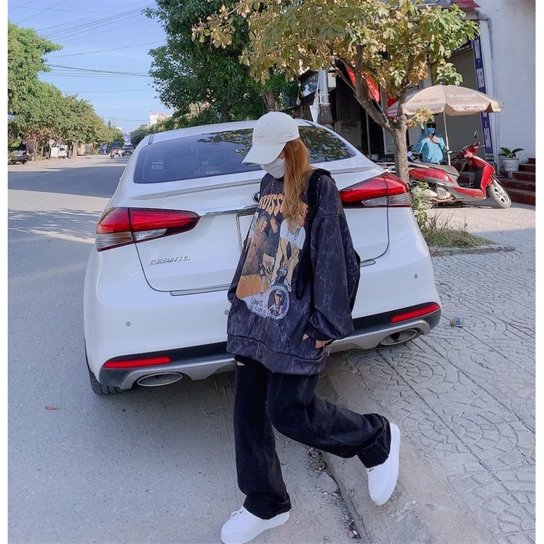 [ẢNH THẬT CẬN CHẤT ] ÁO SWEATER NỈ LOANG TRAVIS SCOTT UNISEX FORM RỘNG (ẢNH THẬT Ở CUỐI) | BigBuy360 - bigbuy360.vn