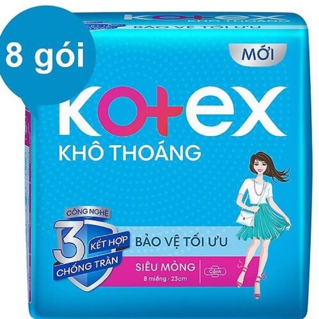 8 Goi Kotex khô thoáng