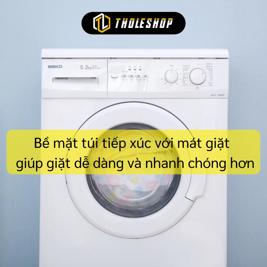 Túi Giặt Quần Áo - Túi Giặt Đồ Máy Giặt, Đồ Lót Có Dây Khóa Kéo Chắc Chắn 6445