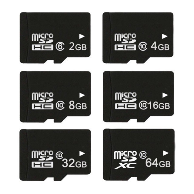 Thẻ nhớ 32GB – 16GB – 8GB – 4GB – 2GB class 10 Micro SDHC cho điện thoại, loa, tai nghe...