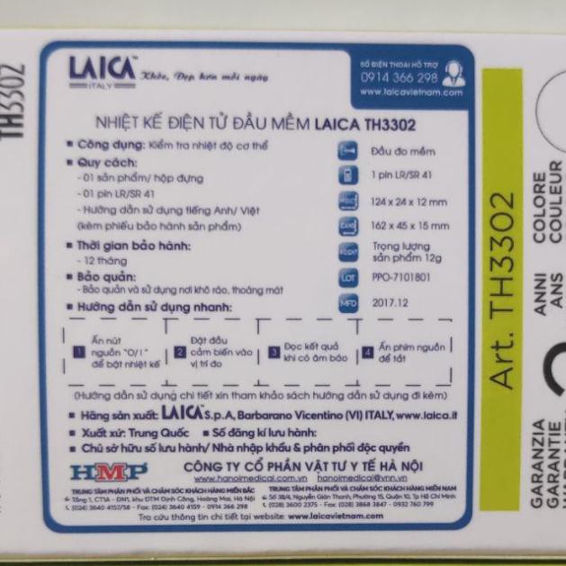 Nhiệt kế đầu mềm Laica TH3302