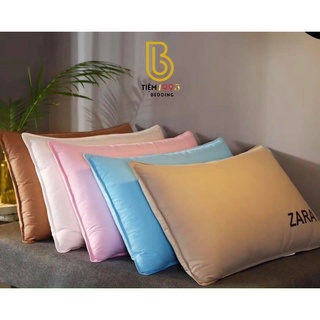 🦢🦢Sét 2 Ruột Gối Lông Vũ Nhân Tạo ZA.RA - Vỏ Cotton - Mã KG250 🦢🦢
