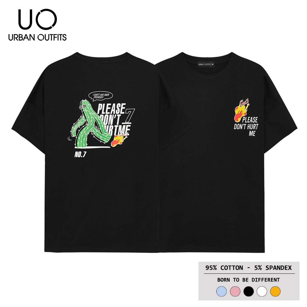 Áo Thun Tay Lỡ Nam Nữ Unisex Form Rộng URBAN OUTFITS In Xương Rồng ATO06 100 Cotton | BigBuy360 - bigbuy360.vn