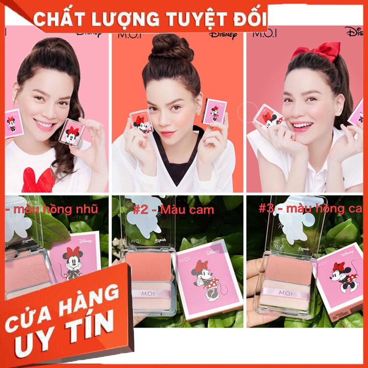 Phấn má hồng GLOWING CHEEKS Mickey Limited - MOI Cosmetics [Chính hãng] | BigBuy360 - bigbuy360.vn