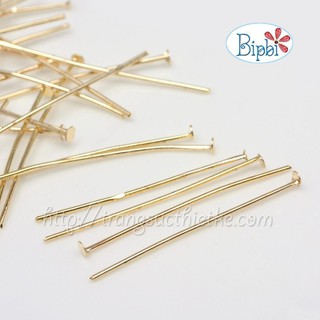 Đinh đầu bằng màu light gold (50c)