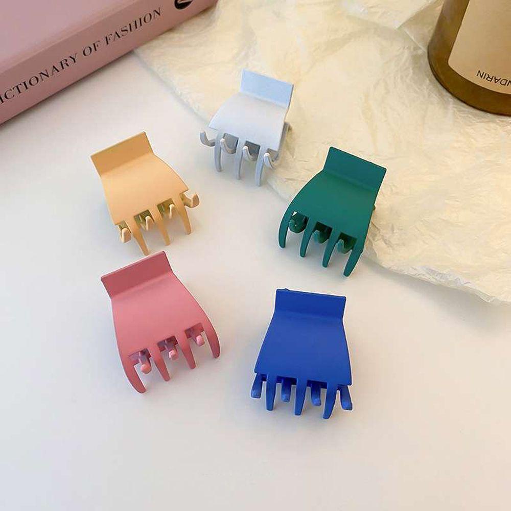 QQMALL Dây Buộc Tóc Mini Màu Sắc Trơn Phong Cách Cổ Điển Sáng Tạo Dành Cho Nữ
