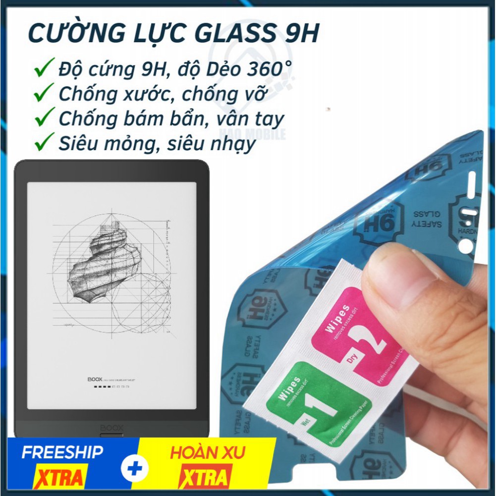 Dán cường lực dẻo nano máy đọc sách Boox Nova 3