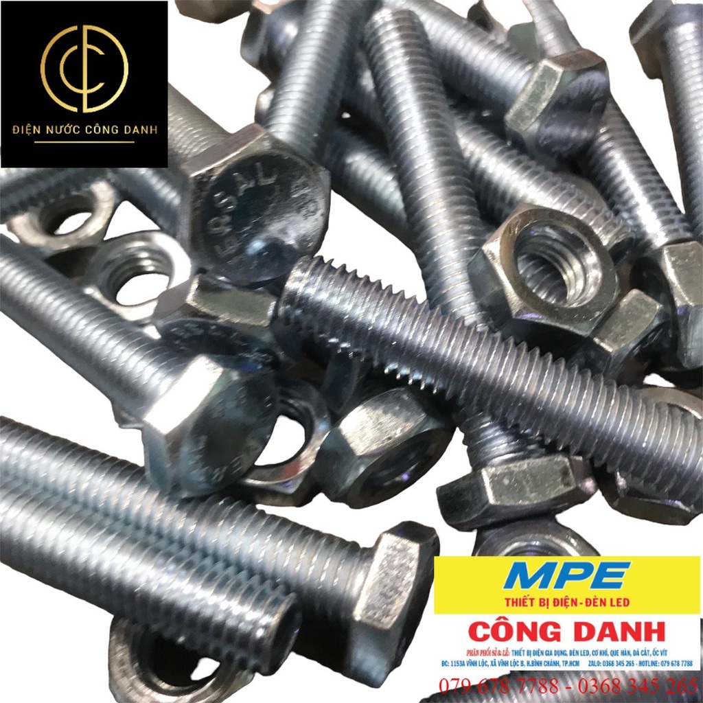 Bulon M8  nhìu kích cỡ