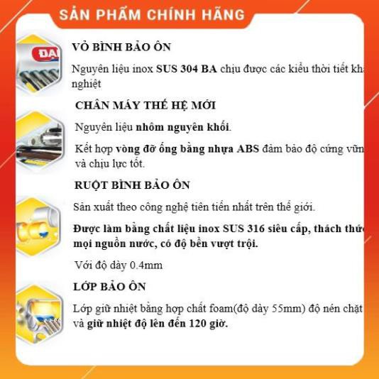 (FREESHIPP) Máy nước nóng năng lượng mặt trời ĐẠI THÀNH VIGO F70 inox316