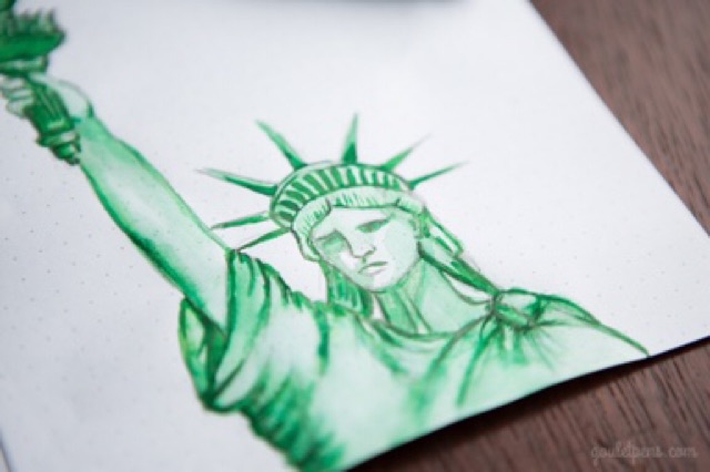 Mực bút máy Noodler's 90ml - Green Standard - Dreamart.vn