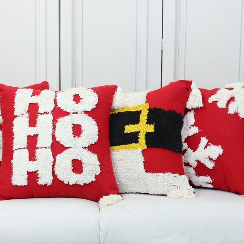 Vỏ Gối Giáng Sinh Có Khóa Kéo Có Thể Tái Sử Dụng Nhiều Lần Cho Ghế Ngồi Xe Hơi