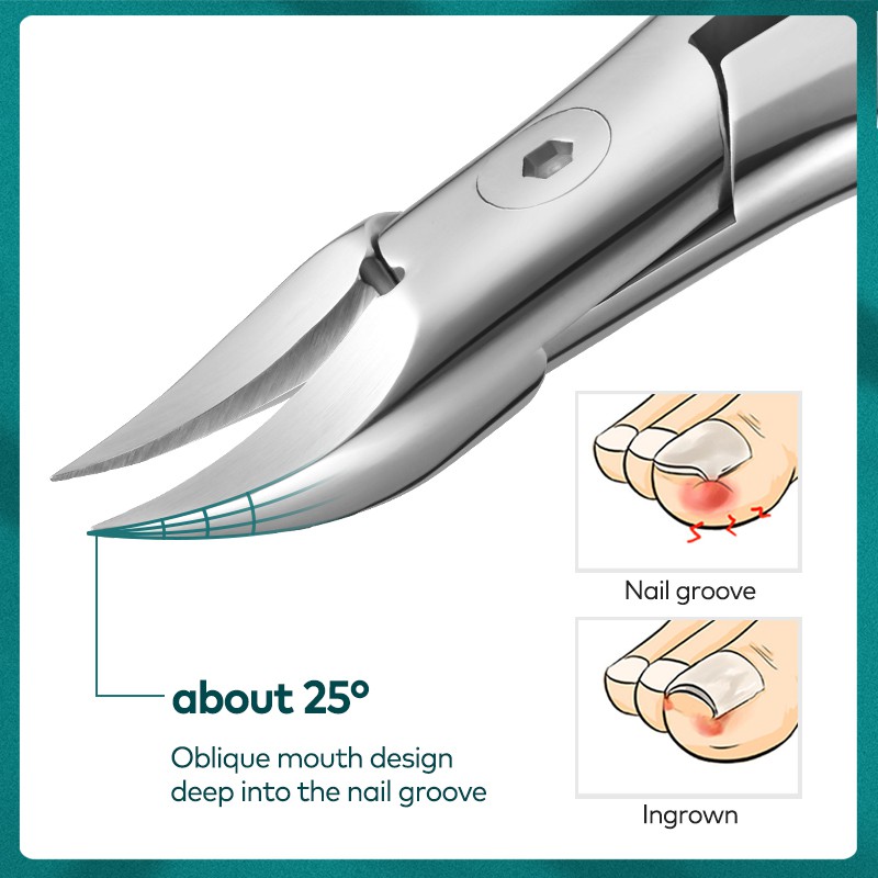 Kềm cắt móng chân MR.GREEN chuyên nghiệp chống đứt tiện dụng
