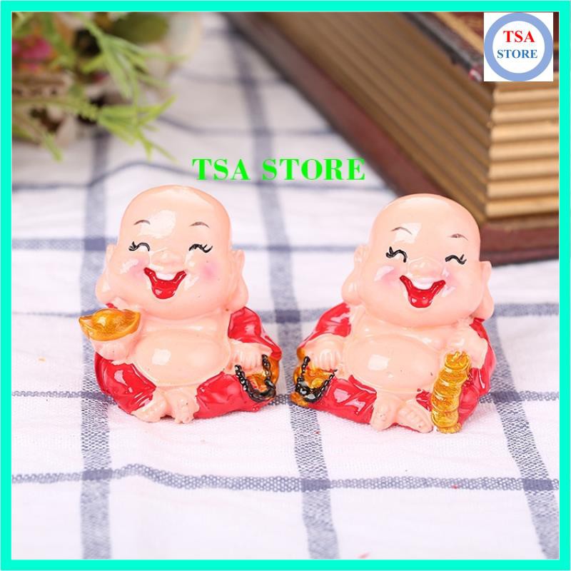 Thần tài mini 6cm Tết 2024 Phụ kiện tiểu cảnh terrarium, trang trí tiểu cảnh/chậu cây mini/bonsai/sen đá/xương rồng