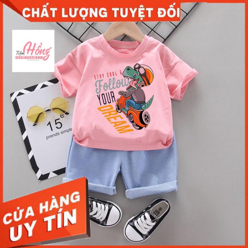 Áo thun trẻ em in cá sấu Follow , áo thun trẻ em họa tiết nhiều màu- ATE19