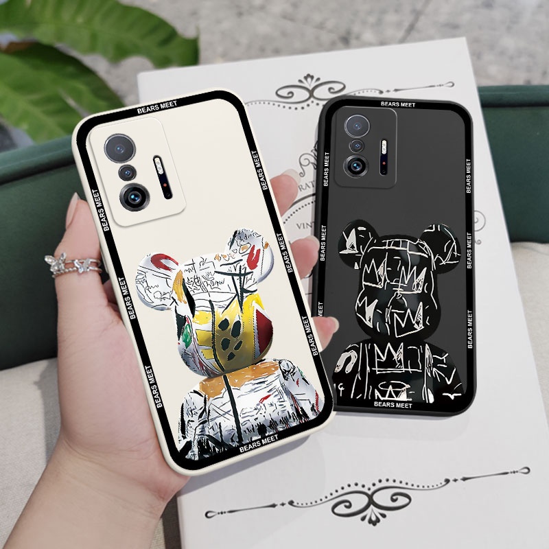Ốp Điện Thoại Hình Gấu Cho xiaomi mi 13t 12t 11t 10t pro lite mi 9t pro
