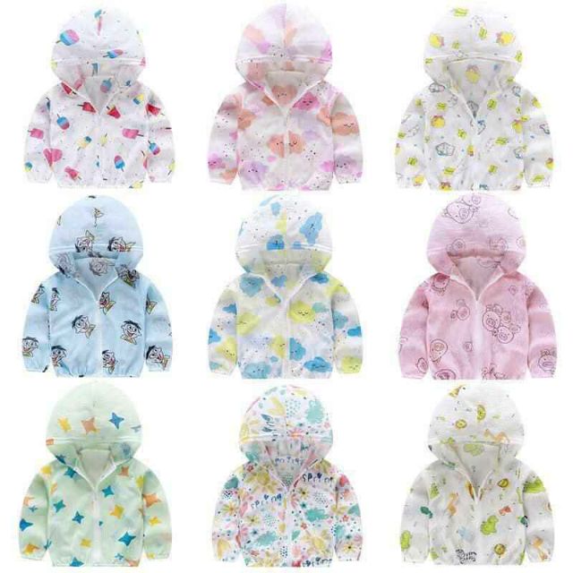 ÁO KHOÁC GIẤY CHỐNG NẮNG MÙA HÈ CHO BÉ