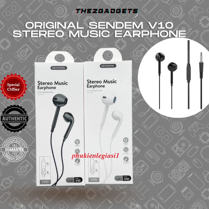 Tai nghe Sendem V10 jack 3.5mm