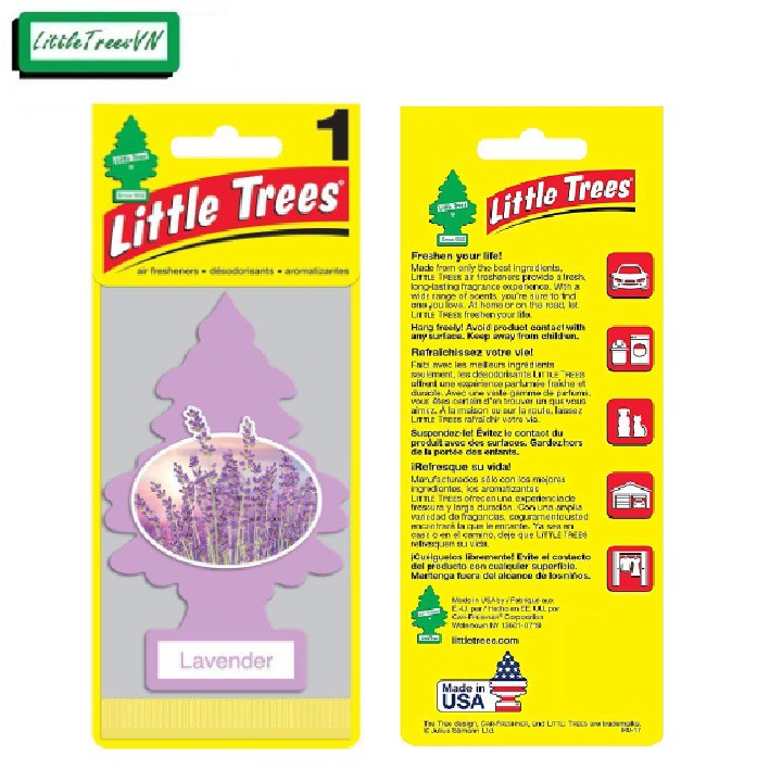 COMBO 5 CÂY THÔNG THƠM LITTLE TREES - Lavender