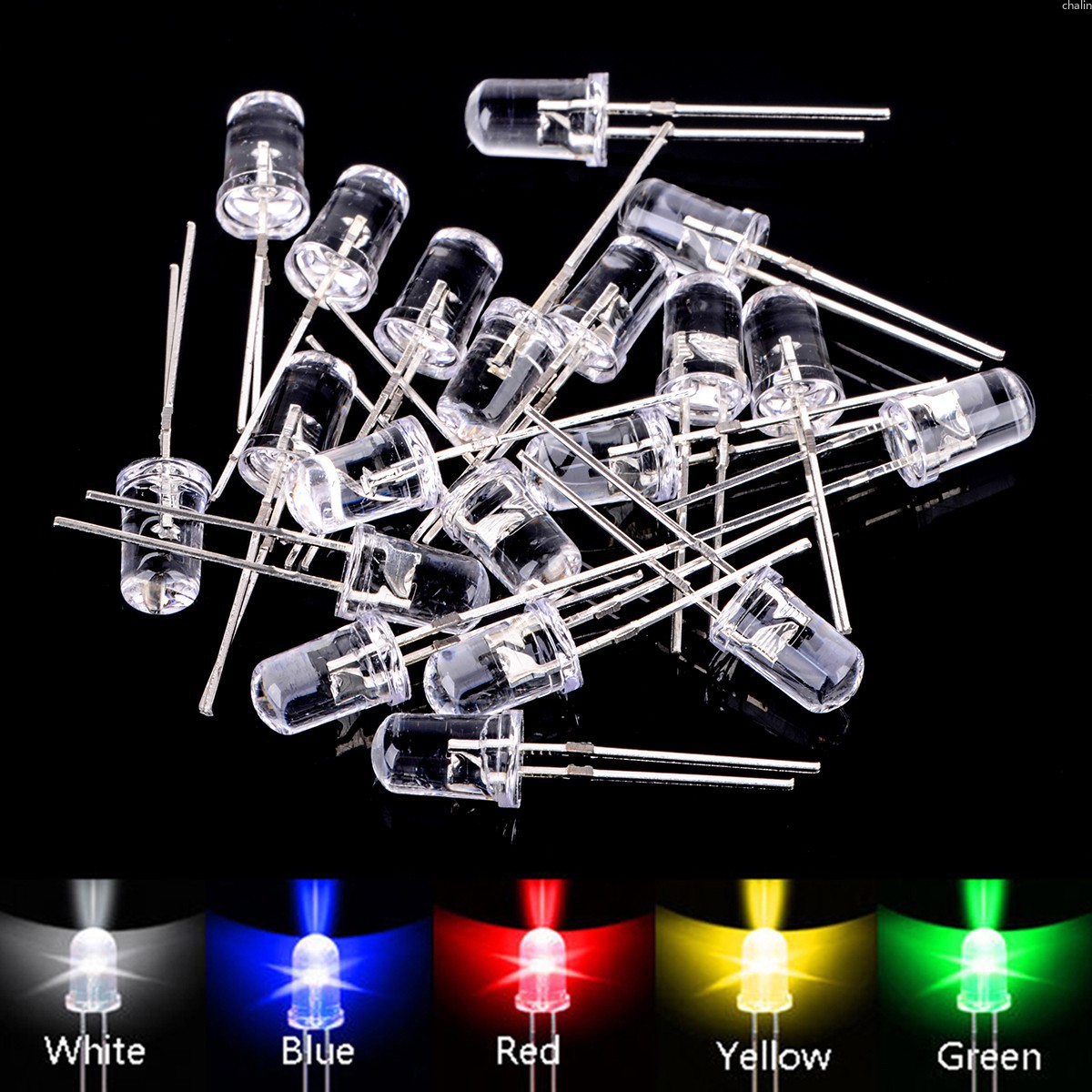 Set 100 Điốt Đèn Led 5mm Nhiều Màu | BigBuy360 - bigbuy360.vn