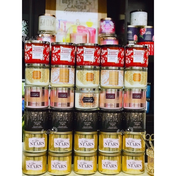 Nến thơm 3 bấc  Bath and Body works - hàng chính hãng
